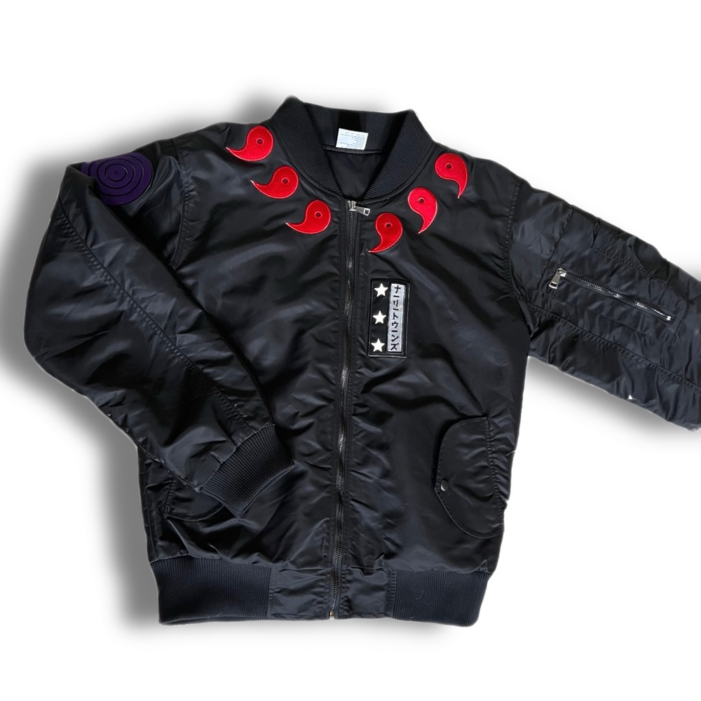 MEDIUM GNARLYTOONS NARUTO BOMBER JACKET PERFECT CONDITION